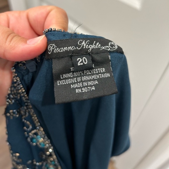 Pisarro Nights Beaded Mesh Gown - Picture 10 of 10